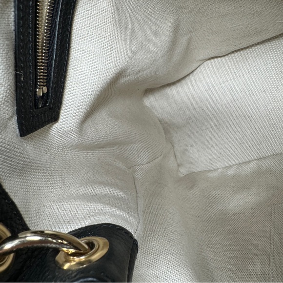 GUCCI 536194 Soho Black Hobo Leather Shoulder Bag - Picture 11 of 15